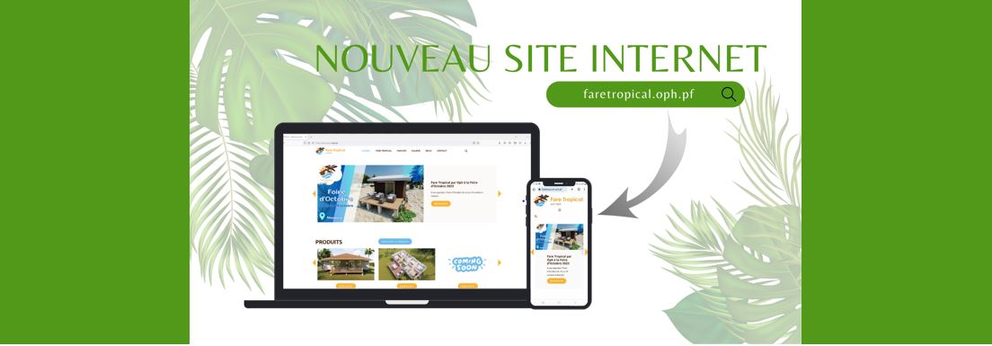 Le nouveau site internet du Fare Tropical